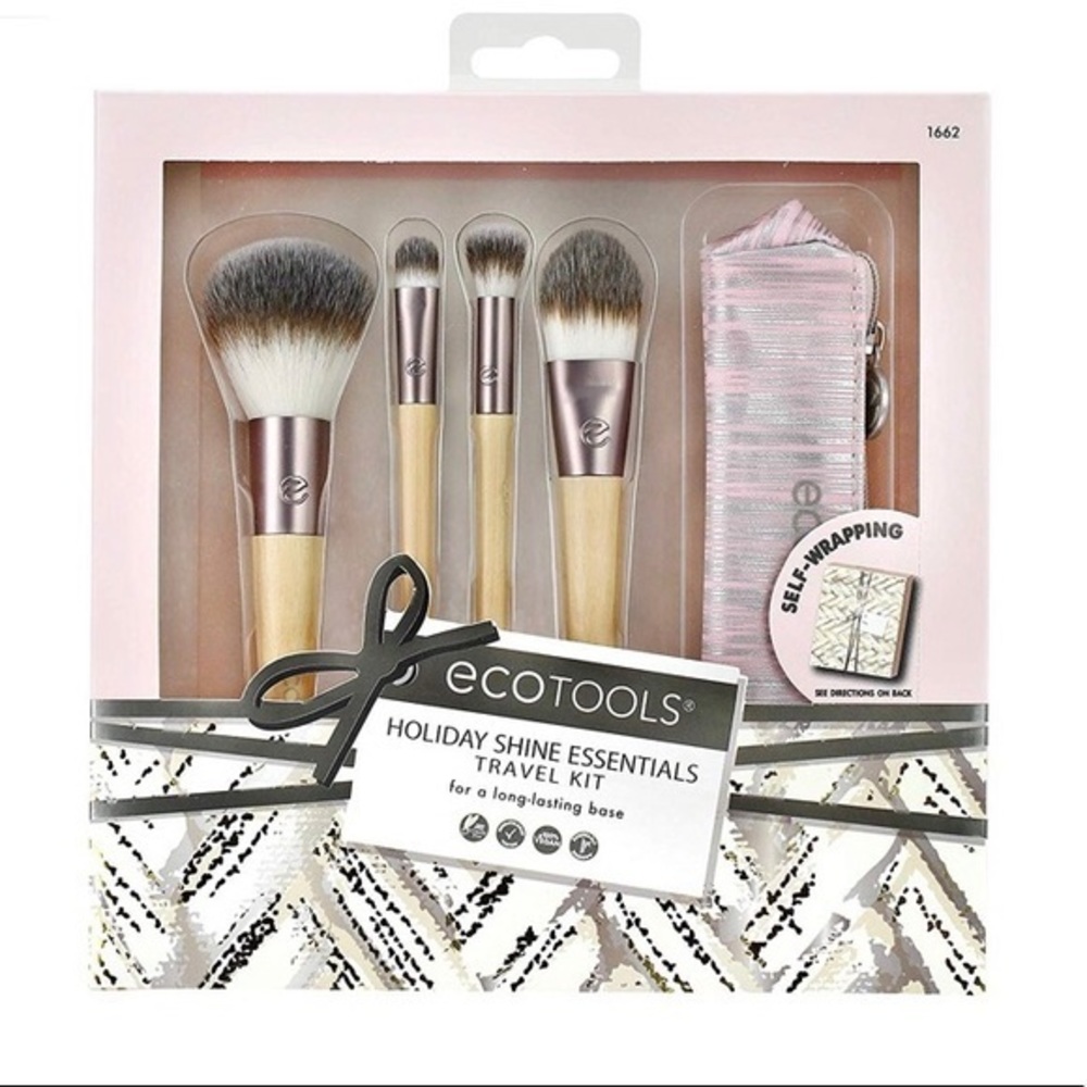 Ecotools Holiday Shine Essentials Travel Set, NIB
